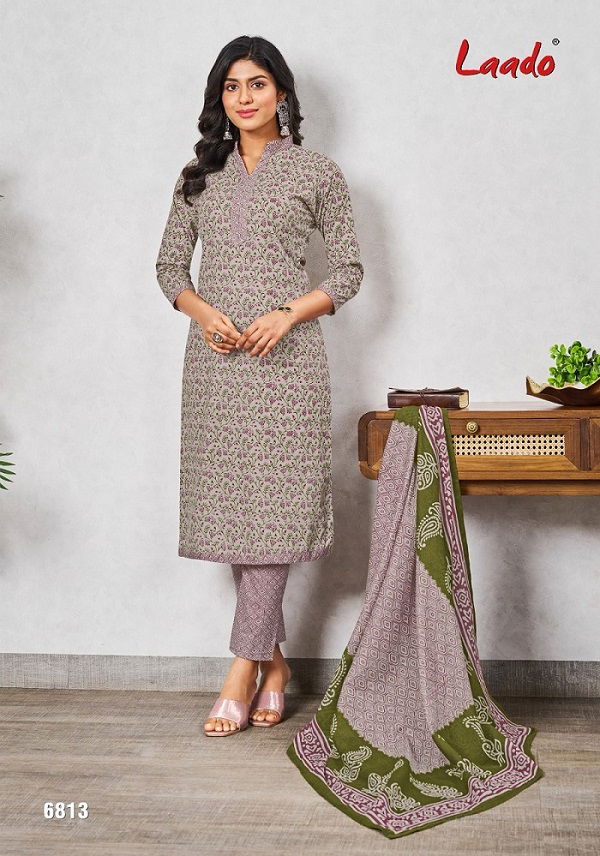 Laado Vol 68 Cotton Printed Dress Material Catalog
